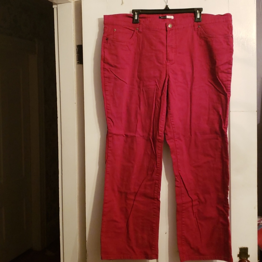Red Plus Size Jeans